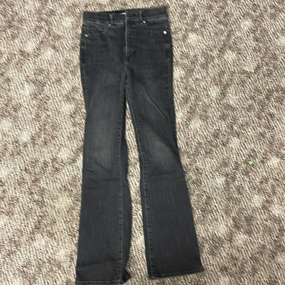 Express Super High Rise Boot Black Jeans